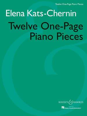 Kats-Chernin, E: Twelve One-Page Piano Pieces