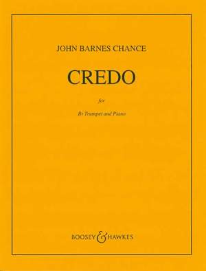 Chance, J B: Credo