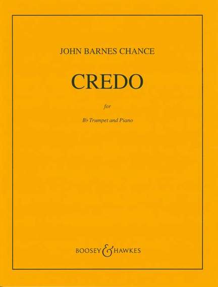 Chance, J B: Credo