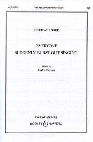 Willsher, P: Everyone suddenly burst out singing