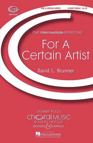 Brunner, D L: For a Certain Artist