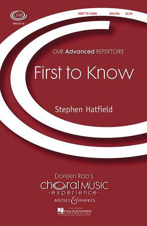 Hatfield, S: First to Know