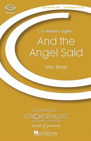 Burge, J: And the Angel Said