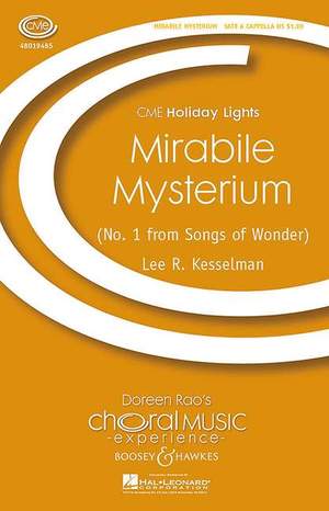 Kesselman, L R: Mirabile Mysterium