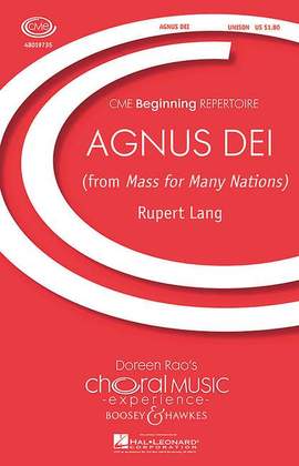 Lang, R: Agnus Dei