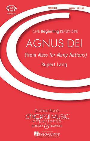 Lang, R: Agnus Dei