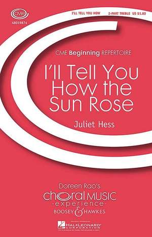 Hess, J: I'll Tell You How the Sun Rose