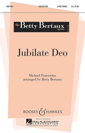 Praetorius, M: Jubilate Deo