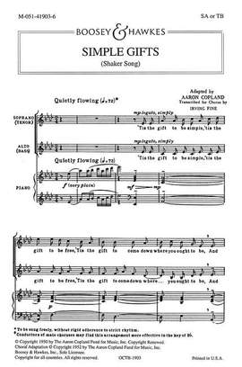 Copland, A: Old American Songs I