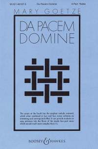 Franck, M: Da Pacem Domine