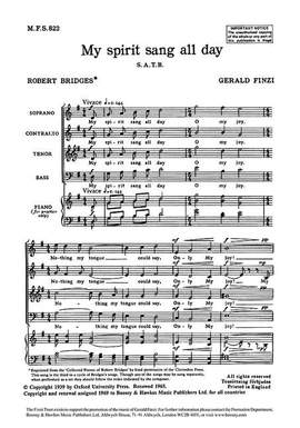 Finzi: Seven Poems of Robert Bridges op. 17/3 MFS 822