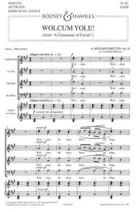 Britten: A Ceremony of Carols op. 28