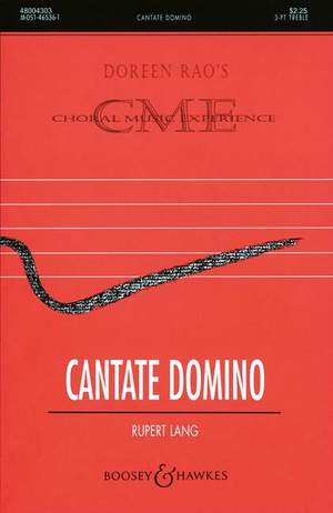 Lang, R: Cantate Domino