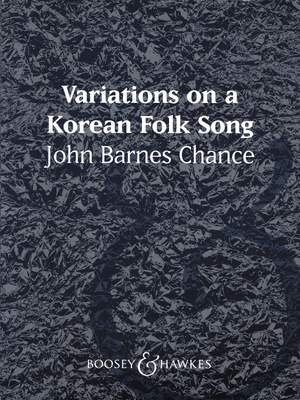 Chance, J B: Variations on a Korean Folk Song QMB 348