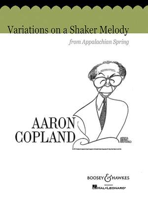 Copland, A: Variations on a Shaker Melody QMB 236