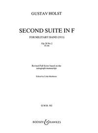 Holst, G: Suite 2 In F (revised) op. 28/2 H.106 QMB 502