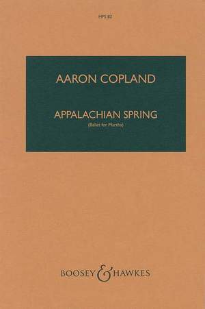 Copland: Appalachian Spring Suite (Ballet for Martha)