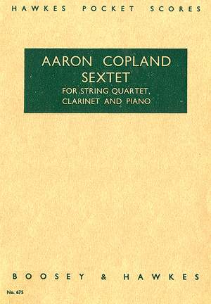 Copland, A: Sextett HPS 675