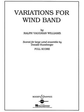 Vaughan Williams, R: Variations for Wind Band QMB 576