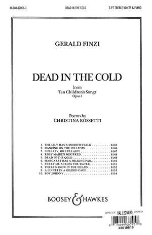 Finzi: Ten Children's Songs op. 1/5