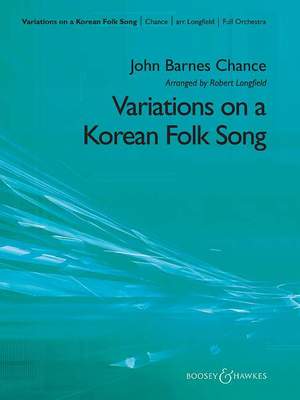 Chance, J B: Variations on a Korean Folk Song