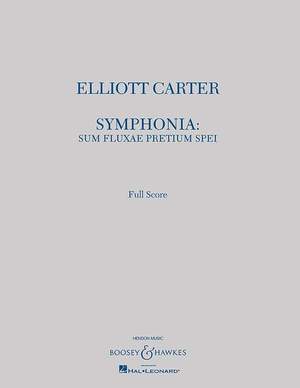 Carter, E: Symphonia: sum fluxae pretium spei