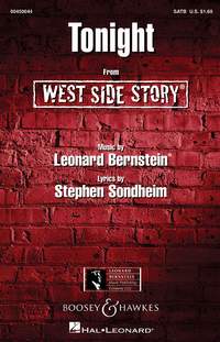 Bernstein L Tonight West Side Story Presto Sheet Music