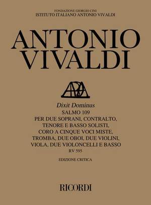 Vivaldi: Dixit Dominus RV595 (Crit.Ed.)