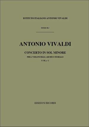 Vivaldi: Concerto FIII/2 (RV531) in G minor