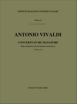 Vivaldi: Concerto FXII/15 (RV93) in D major