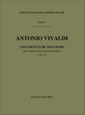 Vivaldi: Concerto FXII/15 (RV93) in D major