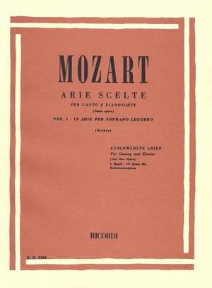 Mozart: Arie scelte Vol.1: 19 Arie per Soprano leggero