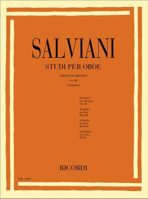 C. Salviani: Studi Per Oboe (Tratti Dal Metodo) Vol. III