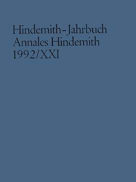 Hindemith-Jahrbuch Vol. XXI