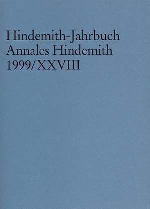 Hindemith-Jahrbuch Vol. XXVIII