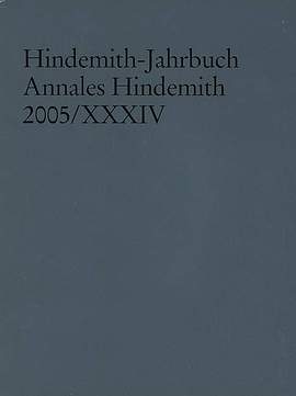 Hindemith-Jahrbuch Vol. XXXIV