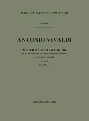 Vivaldi: Concerto FI/26 (RV253, Op.8/5) in E flat major