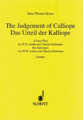 Henze, H W: Das Urteil der Kalliope