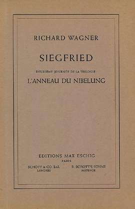 Wagner, R: Siegfried WWV 86 C