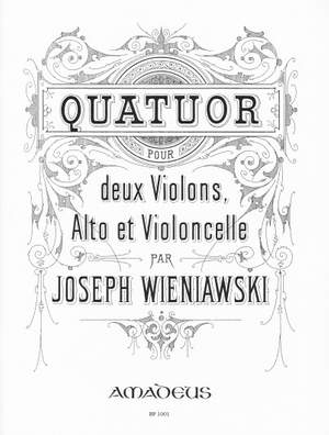 Wieniawski, J: String Quartet A minor op. 32