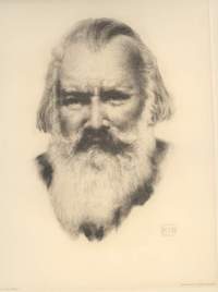 Brahms nach Zeichnung