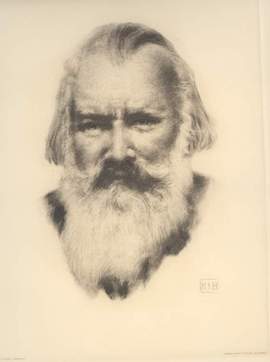Brahms nach Zeichnung