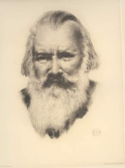 Brahms nach Zeichnung