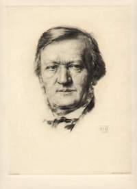 Wagner en face nach Zeichnung
