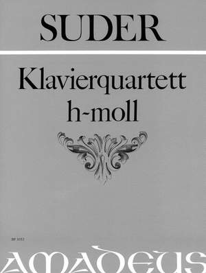 Suder, J: Quartet B minor