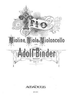 Binder, A: Trio C-Dur C major Op. 1