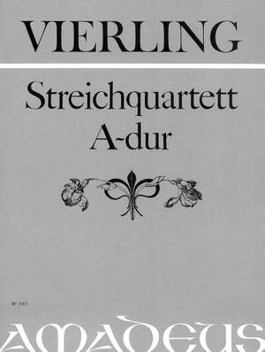 Vierling, G: Quartet A major op. 76