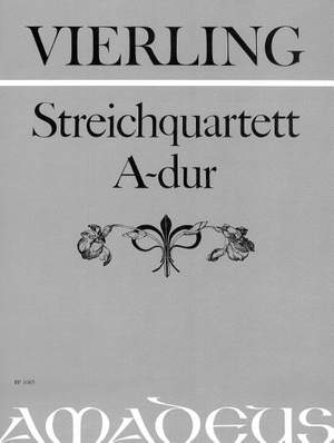 Vierling, G: Quartett A-Dur A major op. 76
