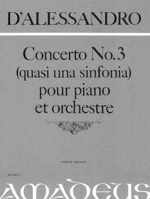d'Alessandro, R: Concerto No. 3 op. 70