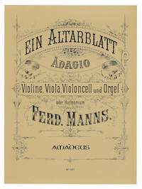 Manns, F: Ein Altarblatt Op.27